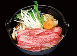 米沢牛鍋ランチ